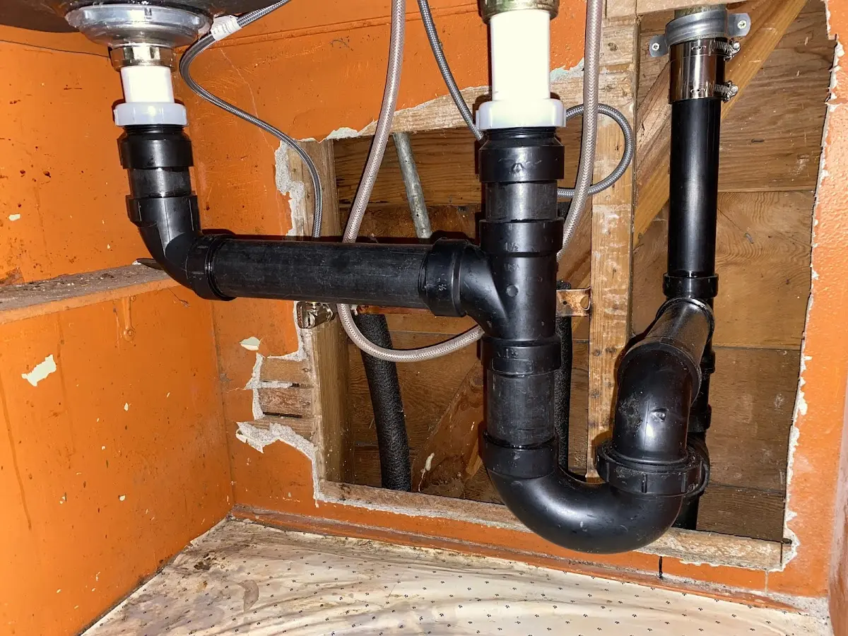 Professional Repiping Services equipment and tools on the job in Mead